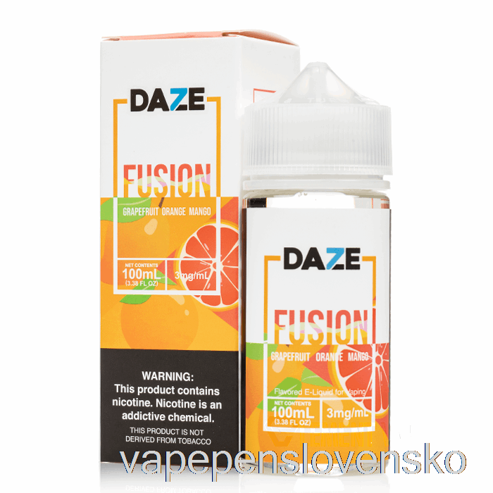 Grapefruitový Pomaranč Mango - 7 Dze Fusion - 100 Ml 0 Mg Vape Cigarety
